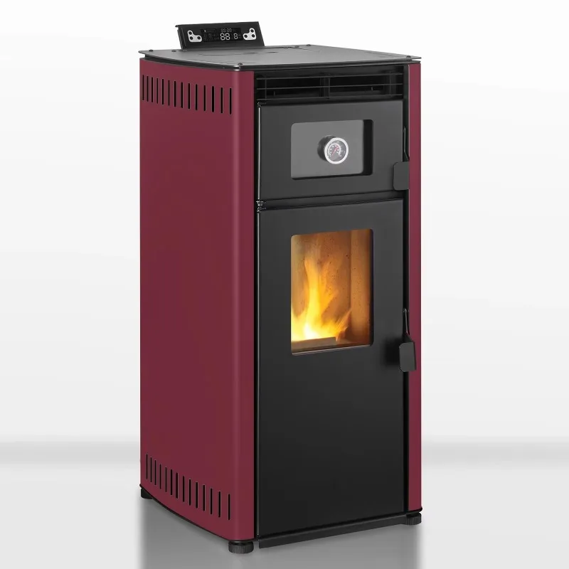 

【Хит продаж】Новая усовершенствованная бытовая высокоэффективная пеллетная печь с интеллектуальным управлением