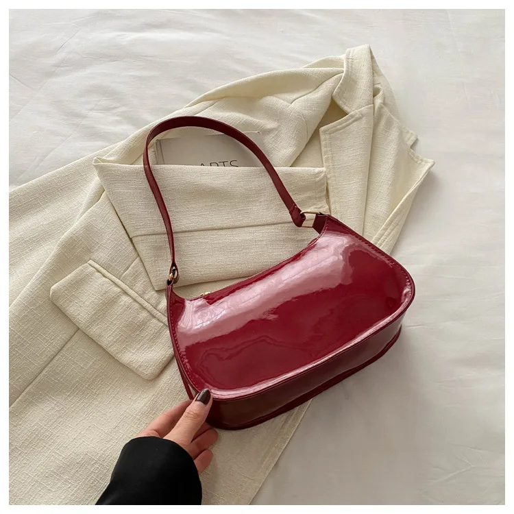 Neue, schlichte, lässige Damen-Unterarmtasche, ausländische Textur, kleine quadratische Handtasche, modische, vielseitige Umhängetasche für Pendler – Detail 18