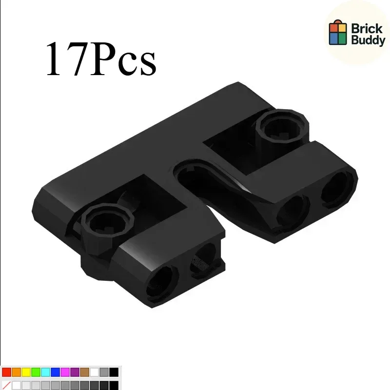 [17 Pcs]  Model 67139, Tech Parts with Wall Hole Hook Connector 3x5 Replacement Piece