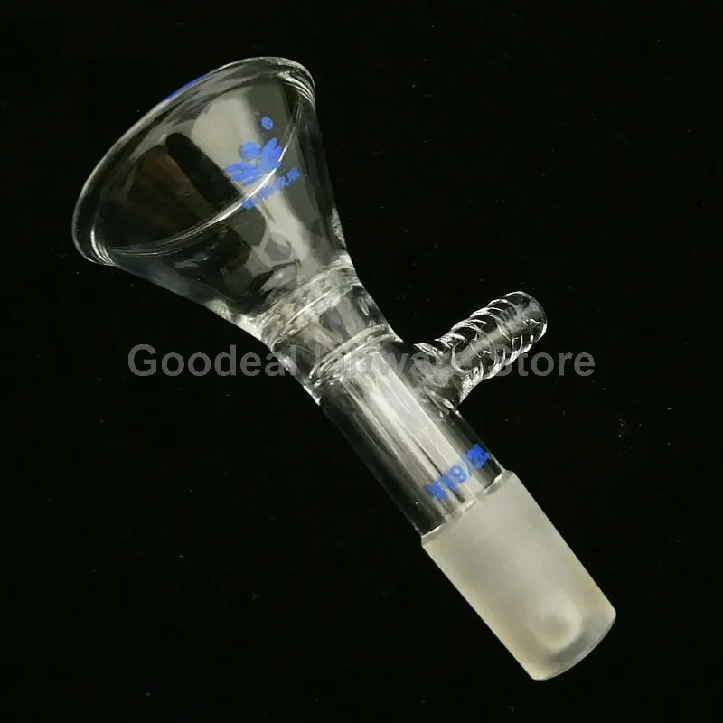 1pc DIA 60mm to 150mm Glass conical filter funnel with suction nozzle,19#24# frosted Standard joint for lab teaching tools