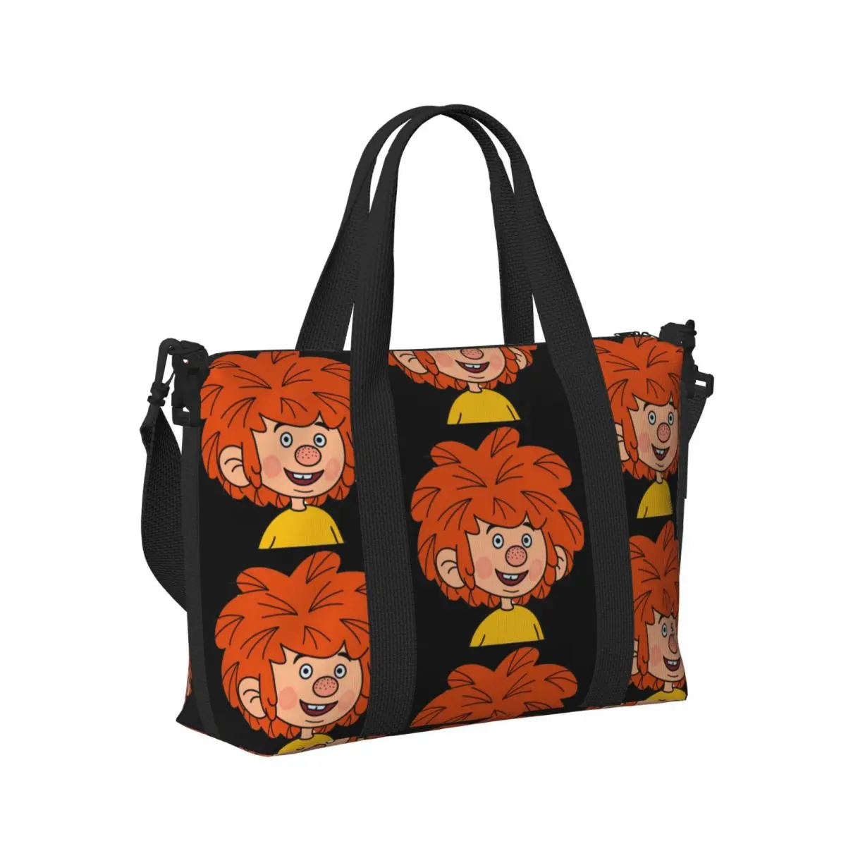 

Pumuckl Beach Travel Bag Large Capacity Tote Bags for Gym Sport Women Shopping Duffle Shoulder Bag