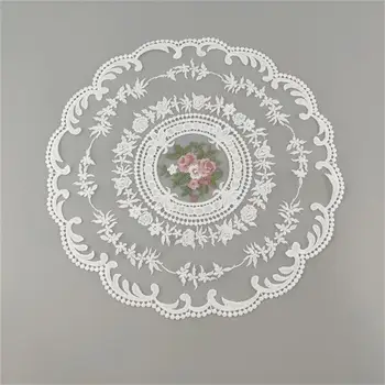 Vintage Tafelkleed Cover Kant Borduurwerk Placemat Noordse Stijl Meubeldecoratie Foto Achtergrond Rekwisieten مفارش طاولات ات