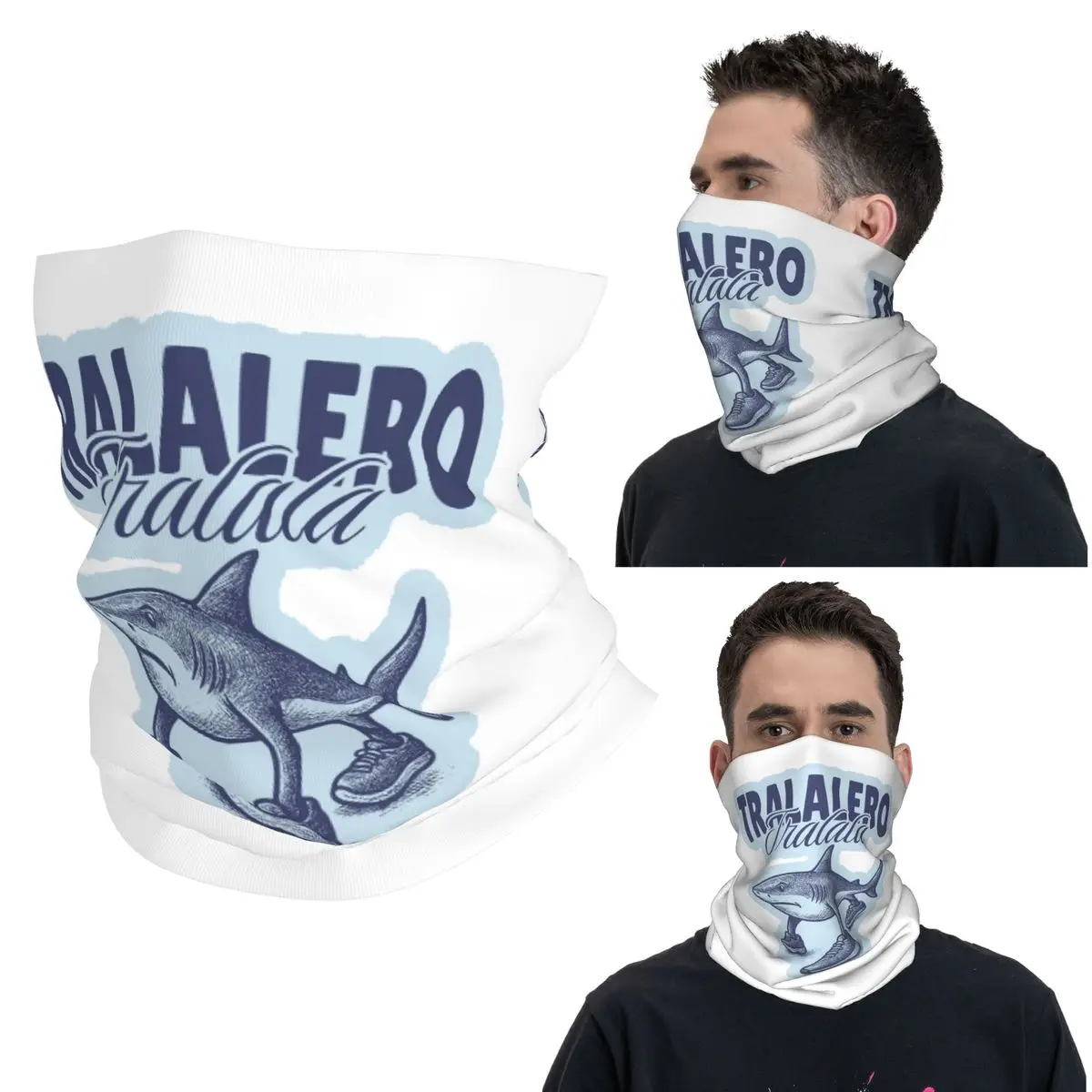 

Многофункциональный шарф-бандана Tralalero Tralala Shark Italian Brainrot с принтом, маска для лица, для бега, для мужчин и женщин