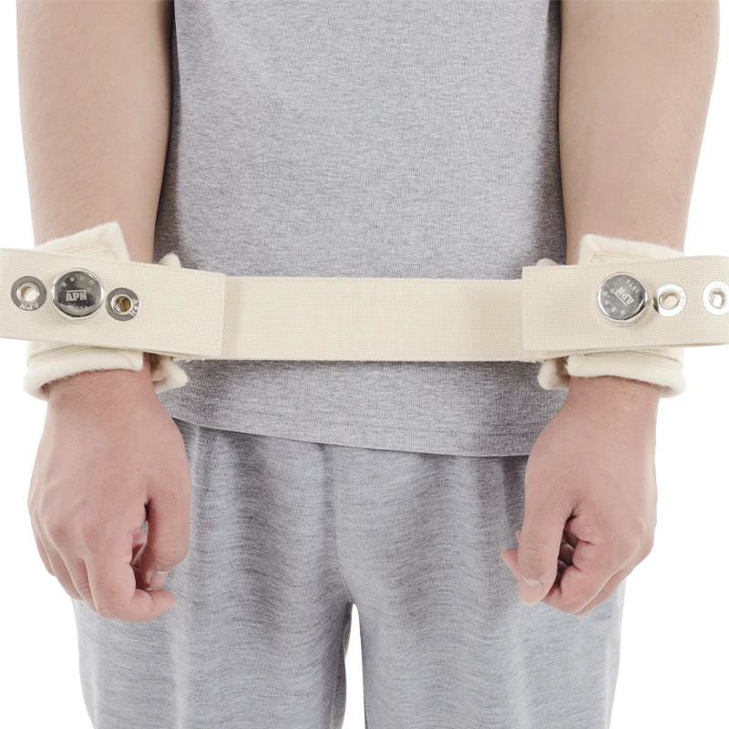 Standing Both Hands Restraint Belt With Magnetic Lock For Manic Patients Safety Psychiatric Care