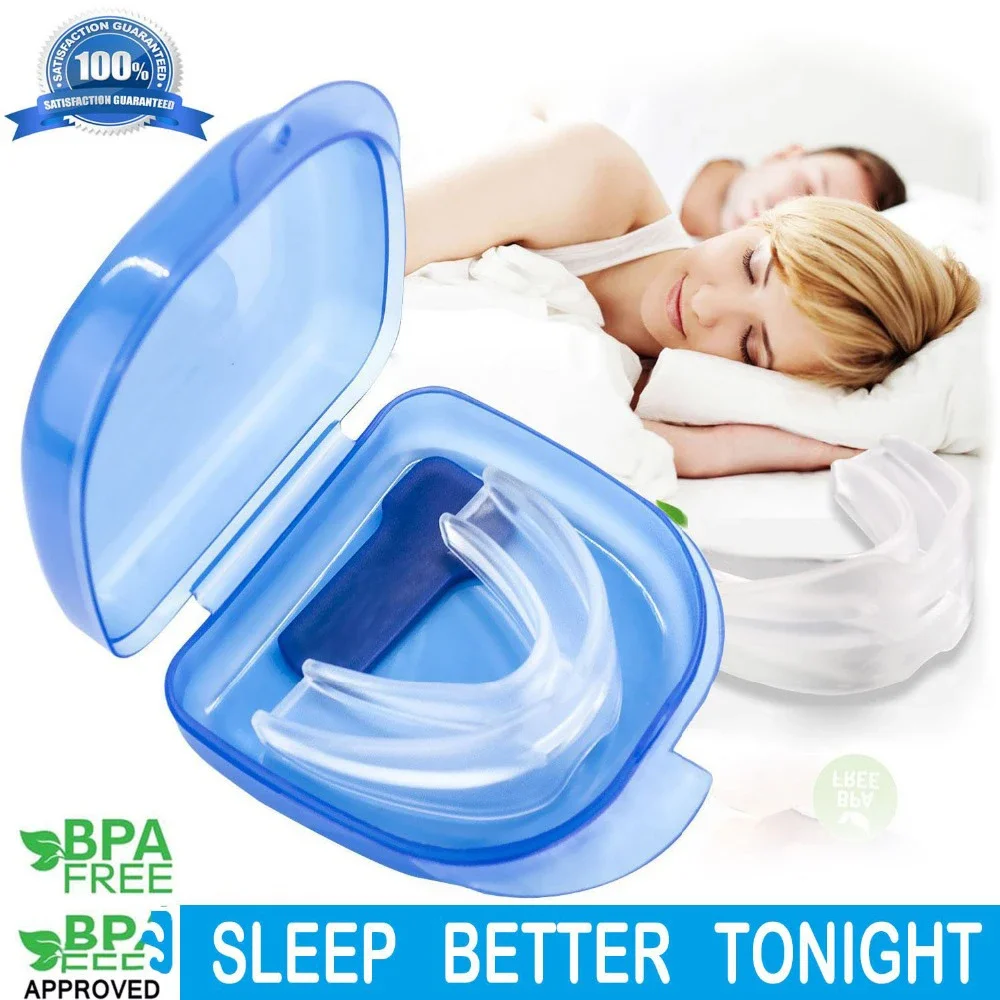 Gum Shield for Stop Grinding Teeth & Snoring 2-in-1 Anti Snoring Devices Snore Stopper for Better Sleep