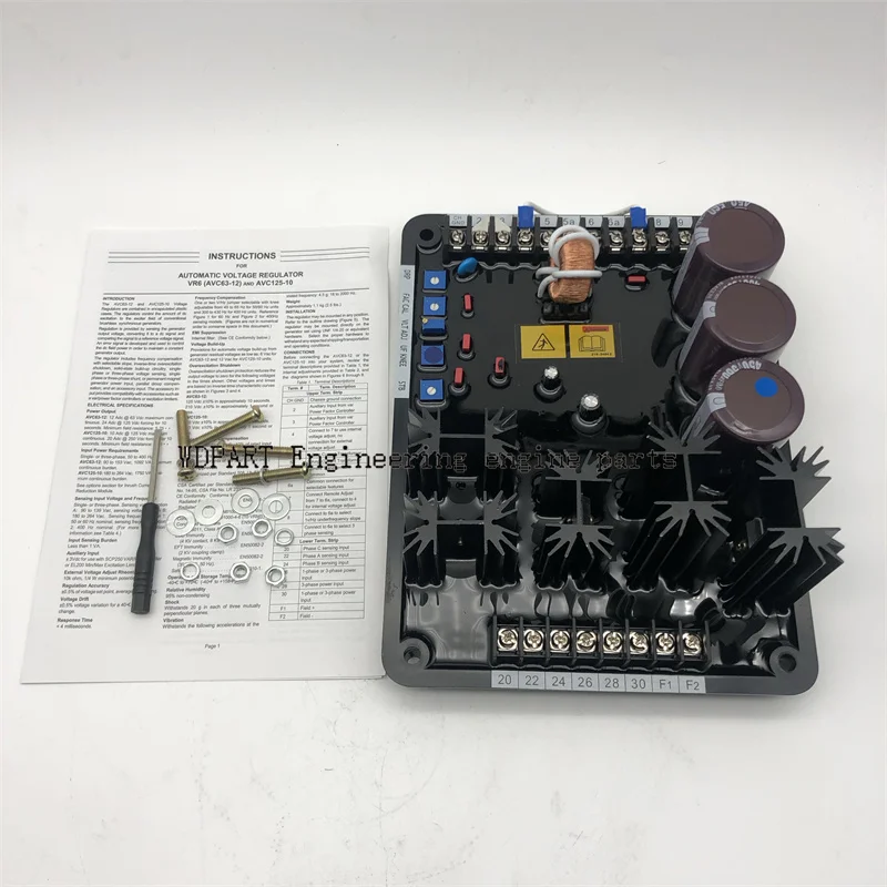 

AVC125-10B1 Generator Spare Parts AVR Automatic Voltage Regulator