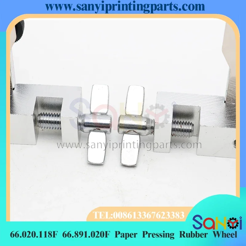 1 par 66.020.118F 66.891.020F rueda de goma de prensado de papel para piezas de máquina de impresión Heidelberg