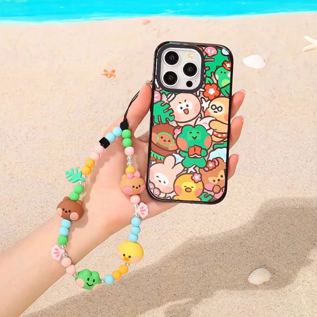 

Cartoon Summer Diving 2.5 Acrylic Magnetic Phone Case Cover for IPhone 12 13 14 15 Pro Max Case