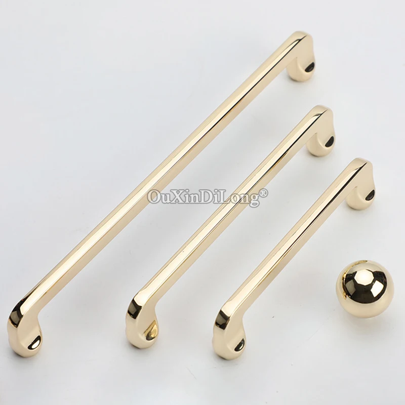 Gold 10PCS Zinc Alloy Furniture Pulls Handles Drawer Pulls Cupboard Wardrobe Dresser Kitchen Shoe TV Wine Cabinet Pulls Knobs