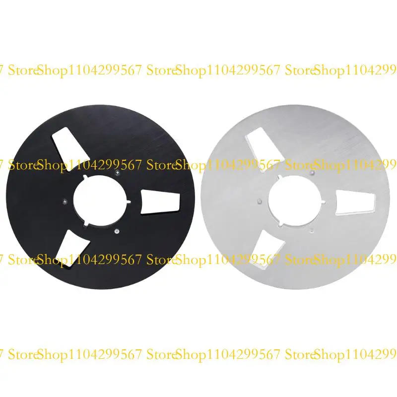

CS1W Tape Spool Aluminum Tape Reel with 3 Holes Open Reel Aluminum Open Reel For Auditory Equipment