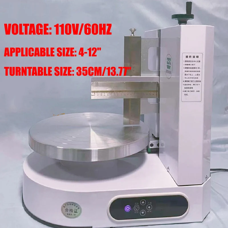 Birthday Cake Cream Icing Coating Machine Automatic Round Bread Cake Cream Butter Cake Cream Spreading Icing Maker
