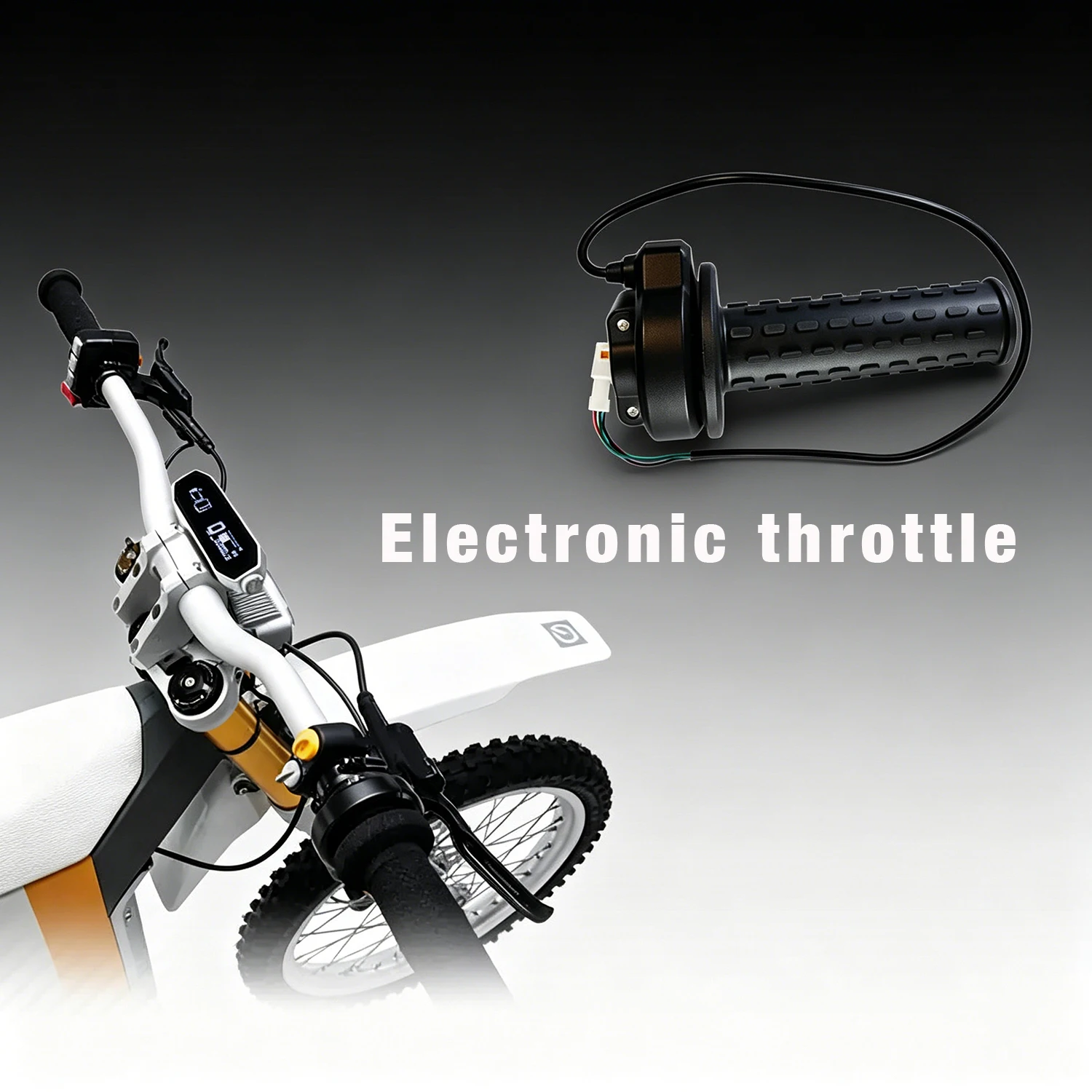 

Gowow OEM Original Throttle Stock Parts Electric Throttle Handle Assembly Fits Alfa Ori Electric Dirt Bike Throttle