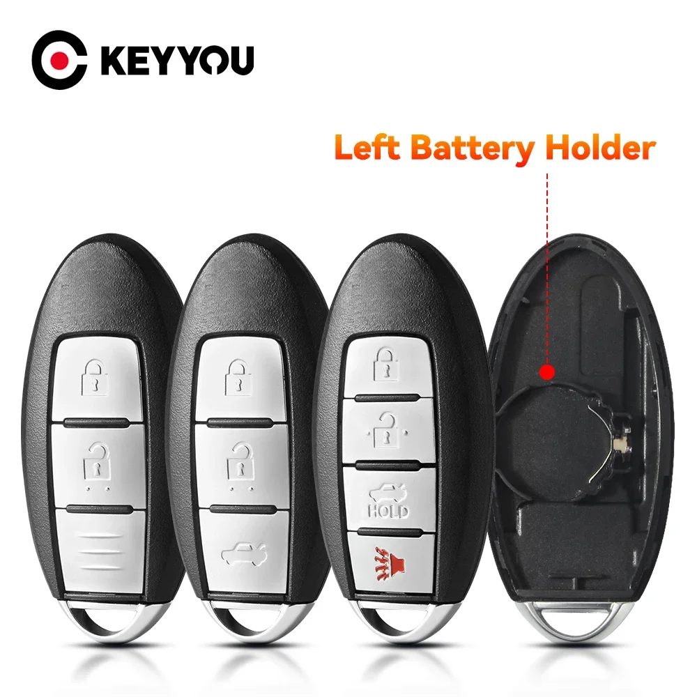 KEYYOU Car Key Shell for Nissan Cube Juke Versa Note X-Trail Qashaqai Sunny Juke Altima TIIDA Murano Maxima Old