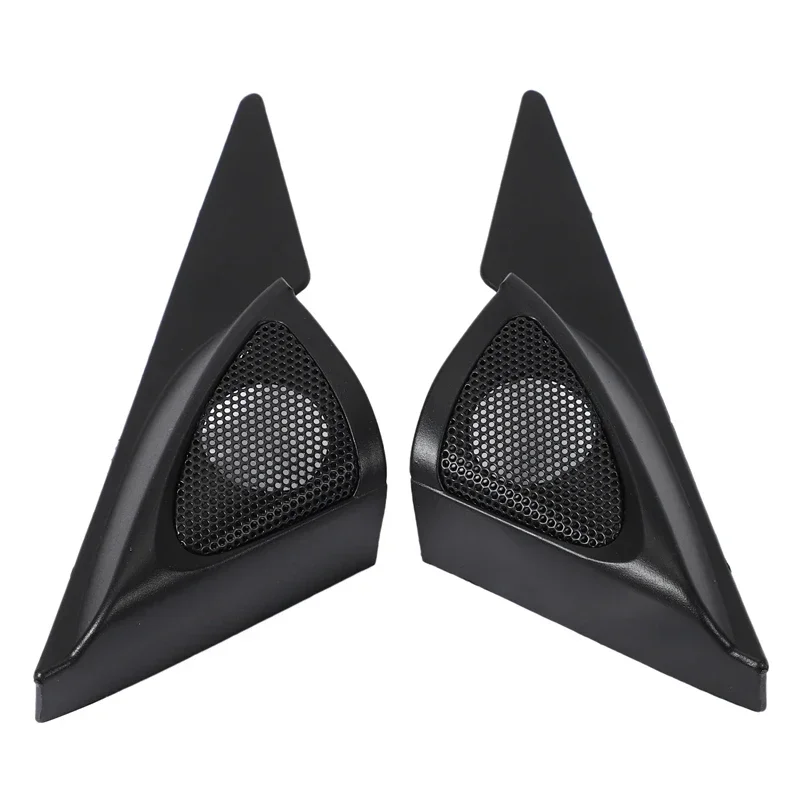 2PCS for Mazda 6 M6 Horn Triple-cornered Speaker Car Tweeter Refitting Audio Door Angle Gum Speaker Cover Boxes Mounts