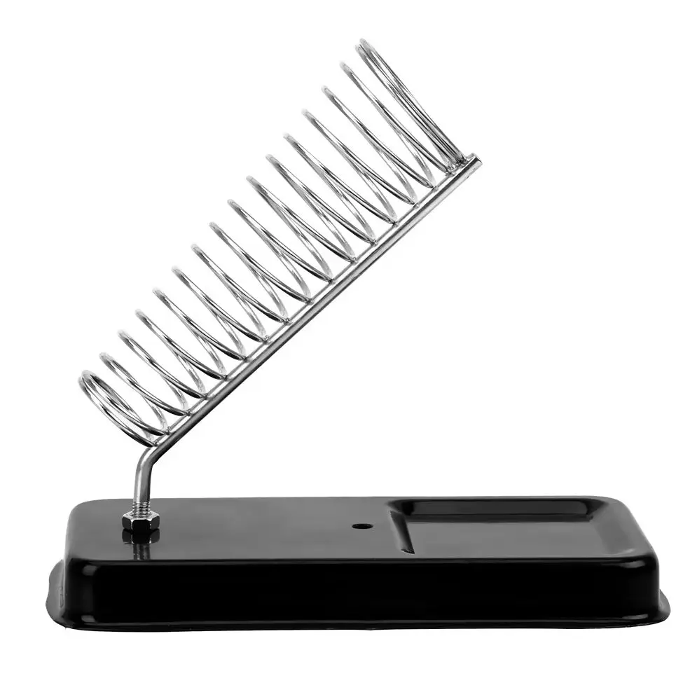 

Generic High Temperature Resistance Electric Soldering Iron Stand Holder Metal Support Station Soldering Iron Frame 100pcs/lot