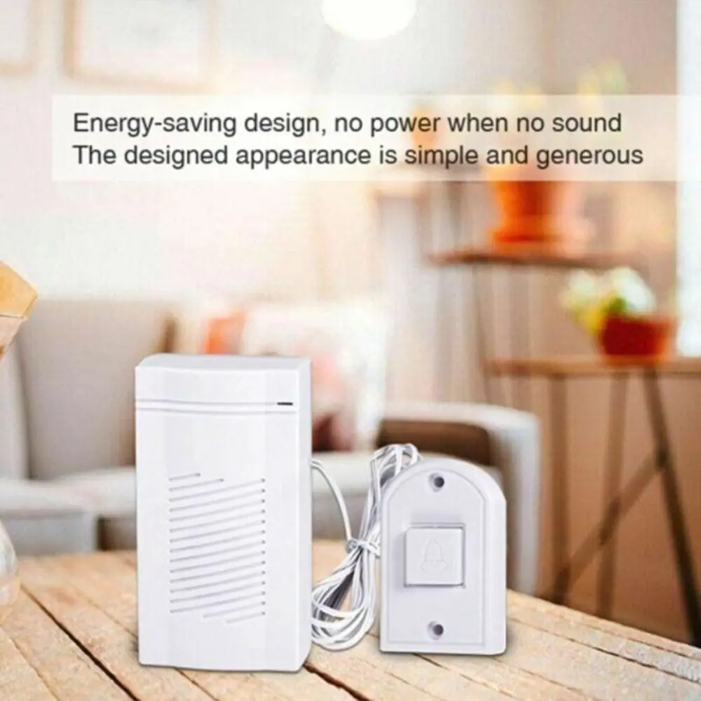 Nuevo Con línea hogar invitado bienvenida timbre con cable timbre llamada timbre de puerta electrónico
