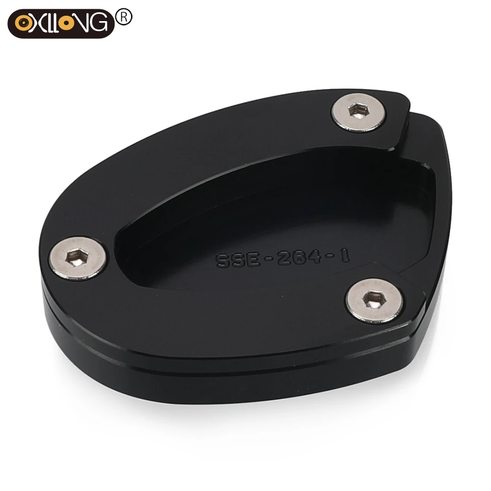 

For Street Triple 675 R 2009 2010 2011 2012 2013 2014 2015 2016 2017 Motorcycle Kickstand Side Stand Enlarger Extension Plate