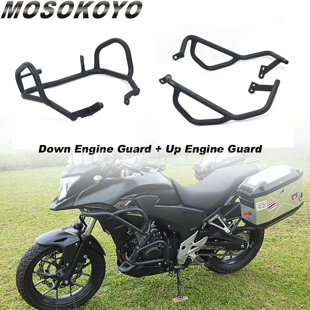 

Motorcycle Engine Guard Front Bumper Protection Crash Bar Guard for Honda CB500X CB400X CB 500X 400X 13-18 Highway Engine Guards