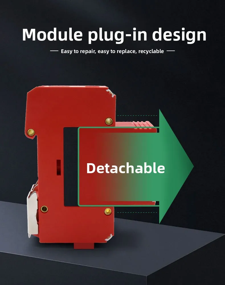AC380V Three Phase Power Surge Protector Smart Box for Distribution Cabinet Monitoring Room