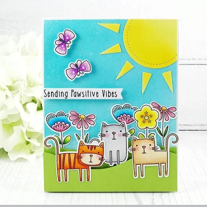 Zwierzęta Wiosna Wszystkiego Najlepszego Przyjaźni Wycinanie Wykrojniki Przezroczyste Znaczki Scrapbooking Do Tworzenia Papieru Ramka Karty Rzemiosło