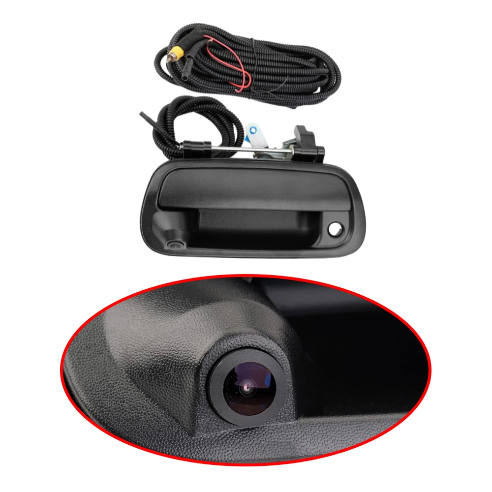 Rear View Reverse Backup Camera Tailgate Handle Camera for Toyota Tundra 2000 2001 2002 2003 2004 2005 2006