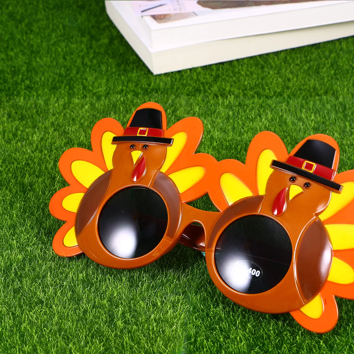 

Turkey Man Glasses Creative Party Eyeglasses for Halloween Thanksgiving Events Lightweight Comfortable Wear Unique Joke