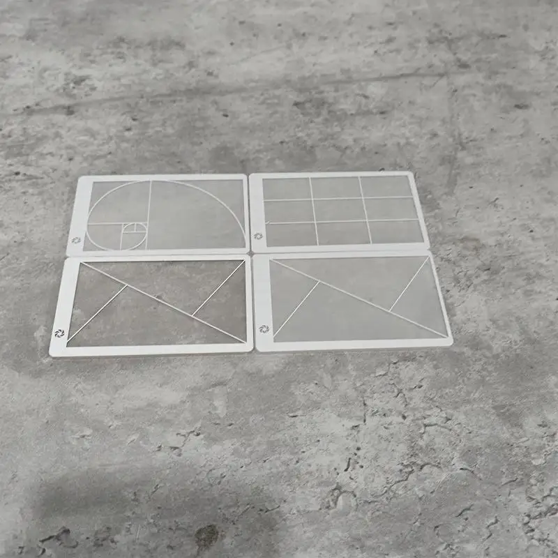 Golden Ratio Tool Compact Lightweight Artist Viewfinder View Finder Multi-Functional Camcorder Viewfinders For Professional