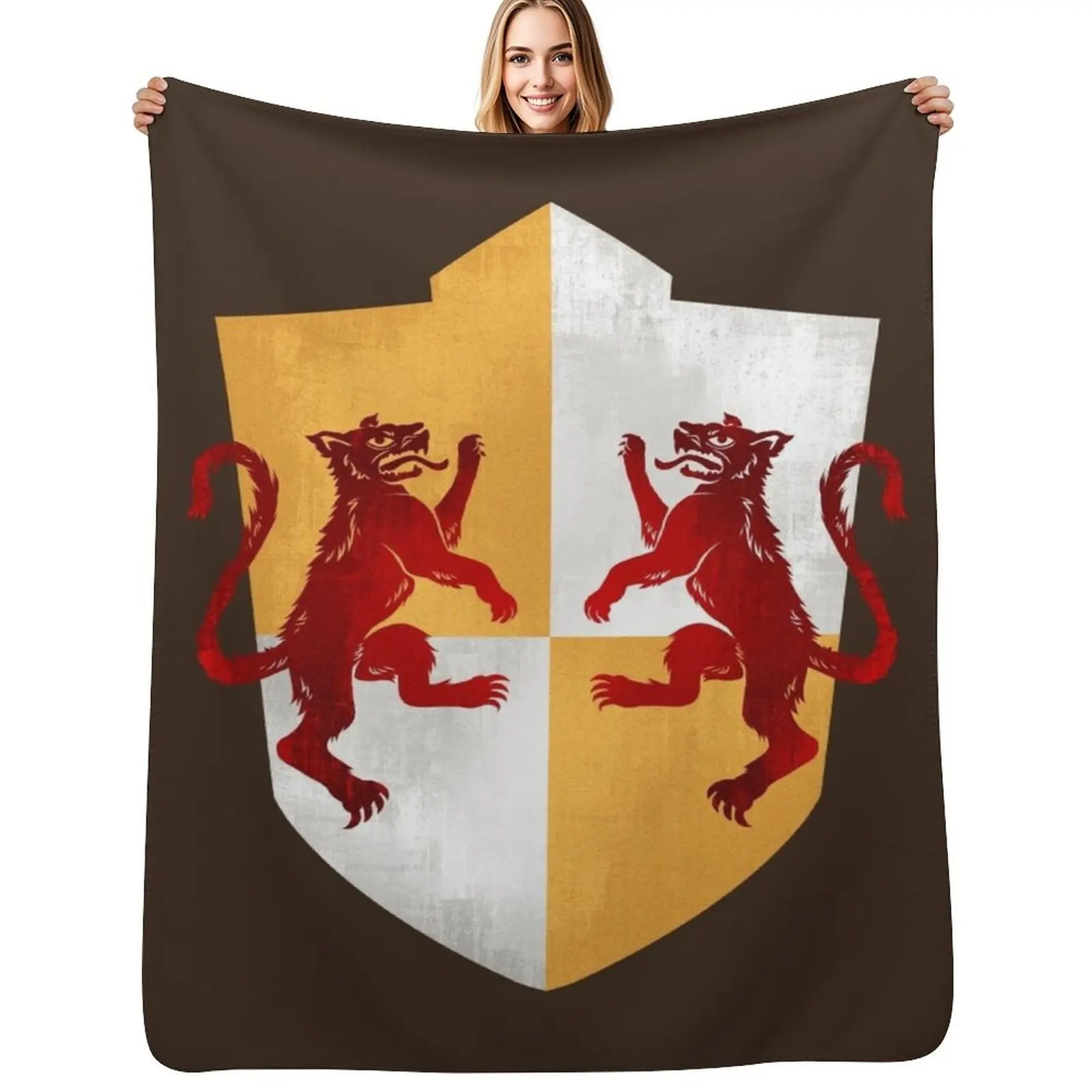 

Dragon Age Ferelden Heraldry Throw Blanket Travel warm winter Stuffeds Picnic Blankets