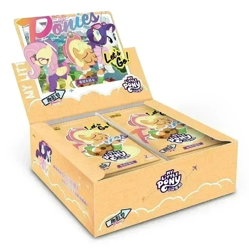 NIEUWE KAYOU My Little Pony Kaarten Engels Goede Maanlicht Sterren Leuke Schaduw Cadeaudoos serie Schattige Anime Verzamelkaarten Speelgoed Cadeaus
