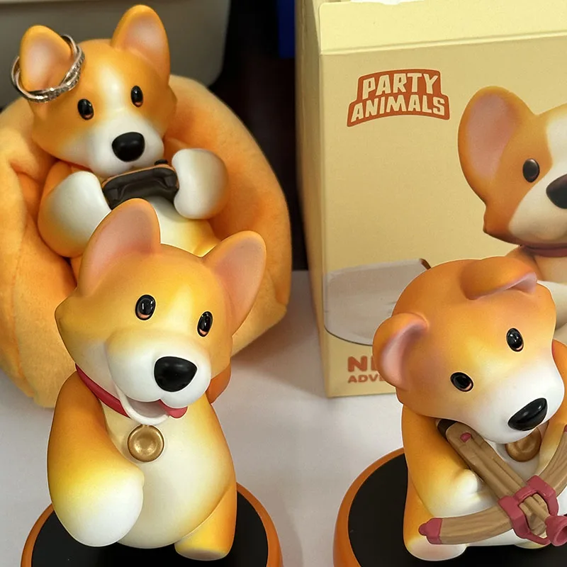 Partyanimals Anime Figure Party Animal Nemo Adventure Series Blind Box Cute Dog Nemo Figure Mystery Box Compleanno Giocattolo di Natale Regalo