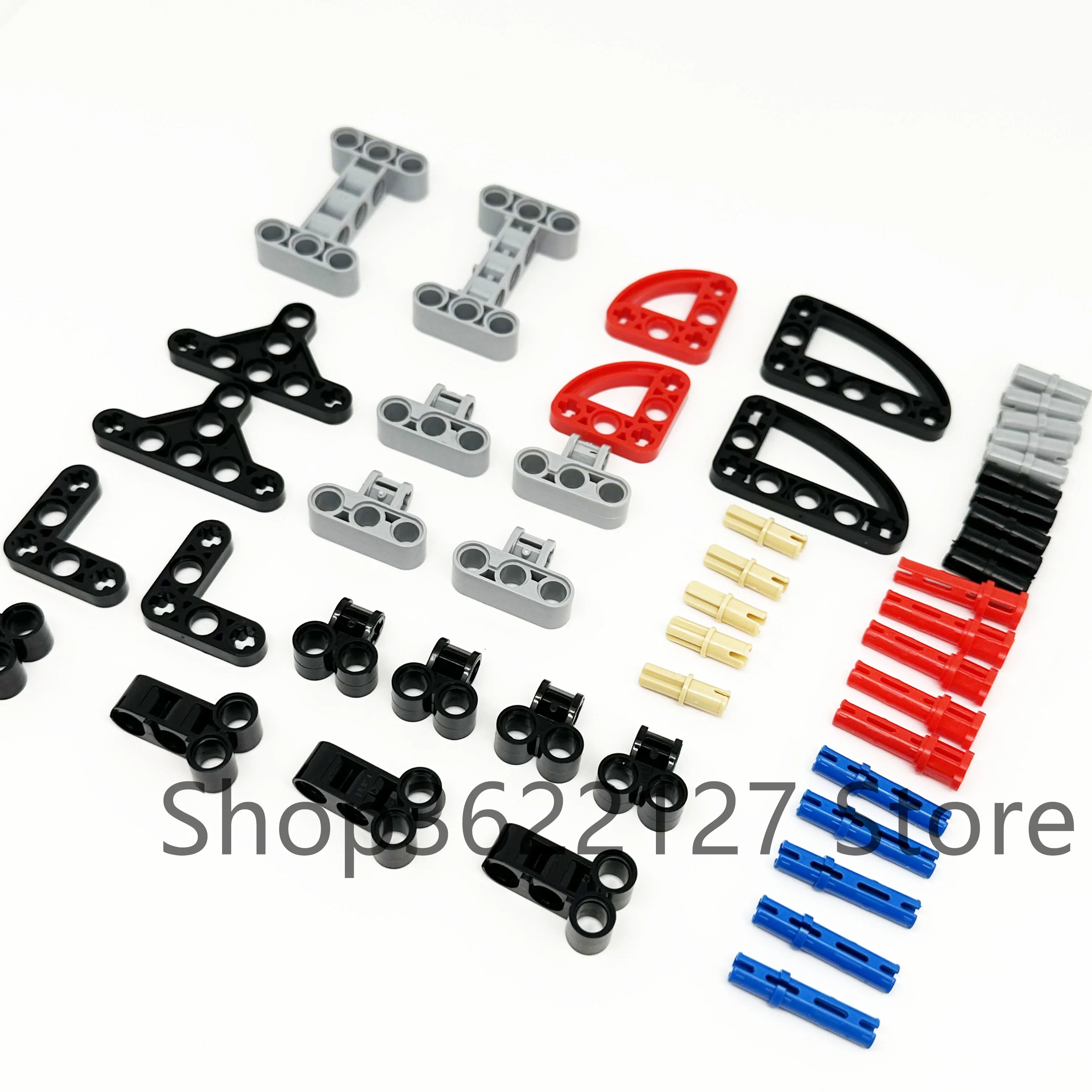 MOC Technical Parts Gear Axle Worm Rack Conector Bulk Bricks assembla particelle blocchi di costruzione fai da te giocattolo ad alta tecnologia per bambini