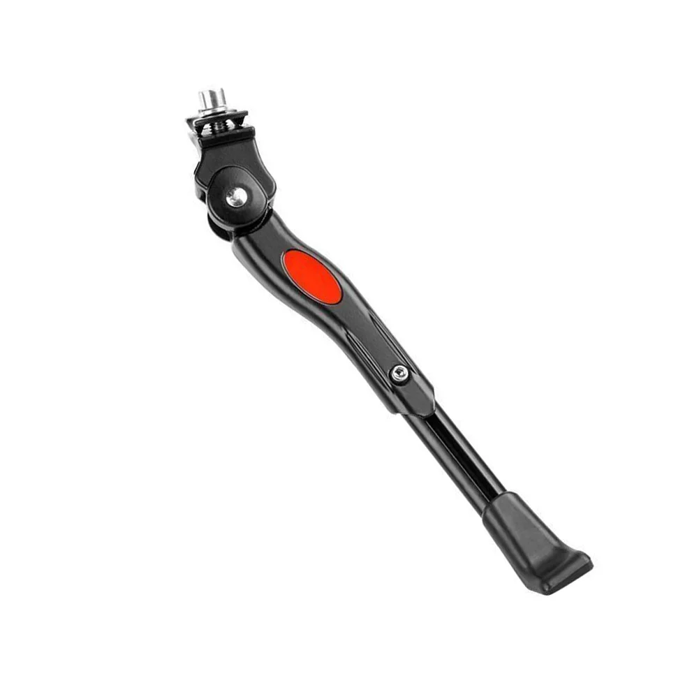 Adjustable Aluminum Alloy Footrest 30-34.3cm Black Center Stand For Mountain Road Bike Cycling Parking Support Accessories