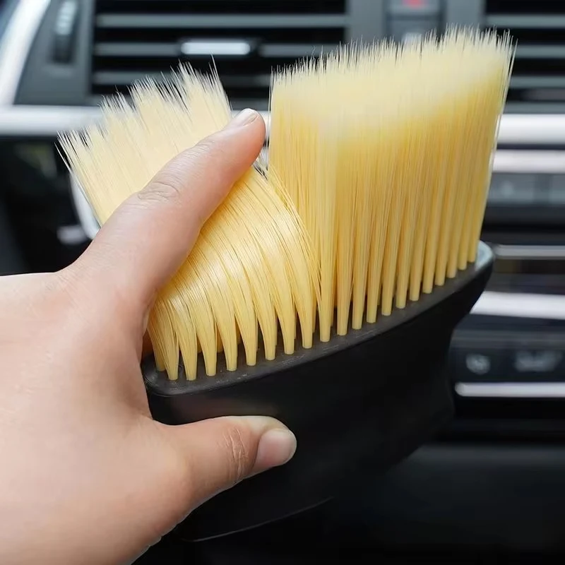 1 PCS Dust Removal Brush Air Conditioning Outlet Car Wash Dust Collector Large Brush with Good Elasticity Cleaning Accessories