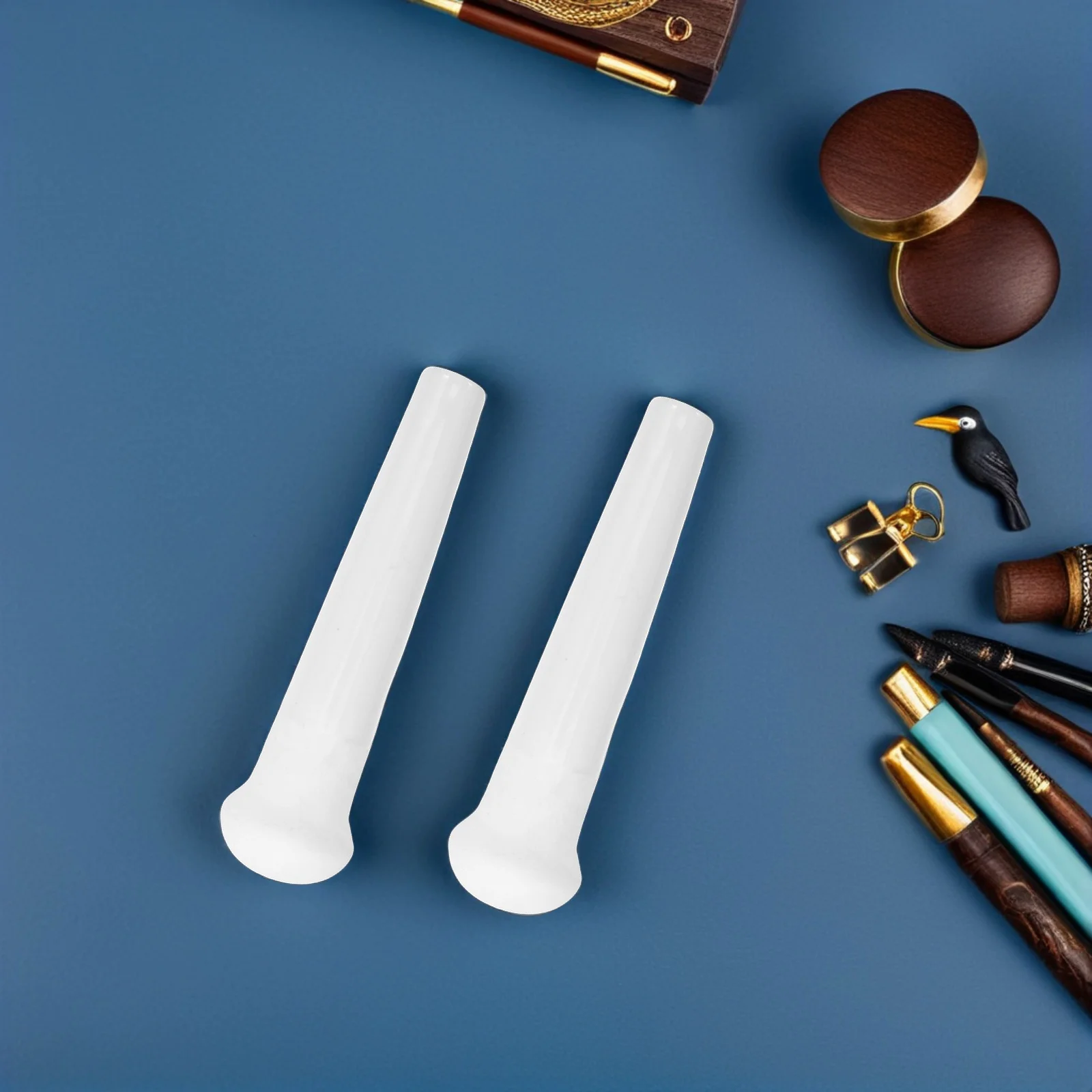 4 قطع من قضيب مدقة طحن السيراميك للفنانين، سطح أملس، تصميم مريح مثالي لطلاء الزيت بالألوان المائية مولر