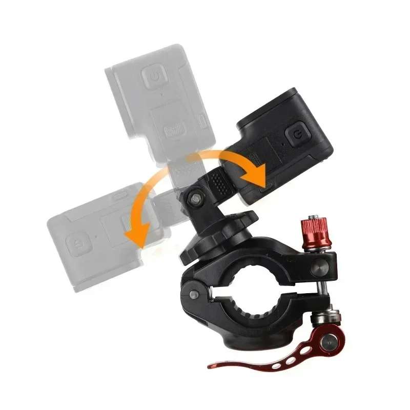 Sports Camera 360 Rotation Clip Hold Upgraded Universal Bicycle Clamp For Action 4/ Insta360 GO 3