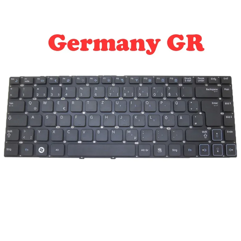 FR GR HB CA لوحة مفاتيح الكمبيوتر المحمول لسامسونج RV411 RV413 RV415 RV420 RV409 E3415 E3420 كندا فرنسا ألمانيا العبرية الجديدة