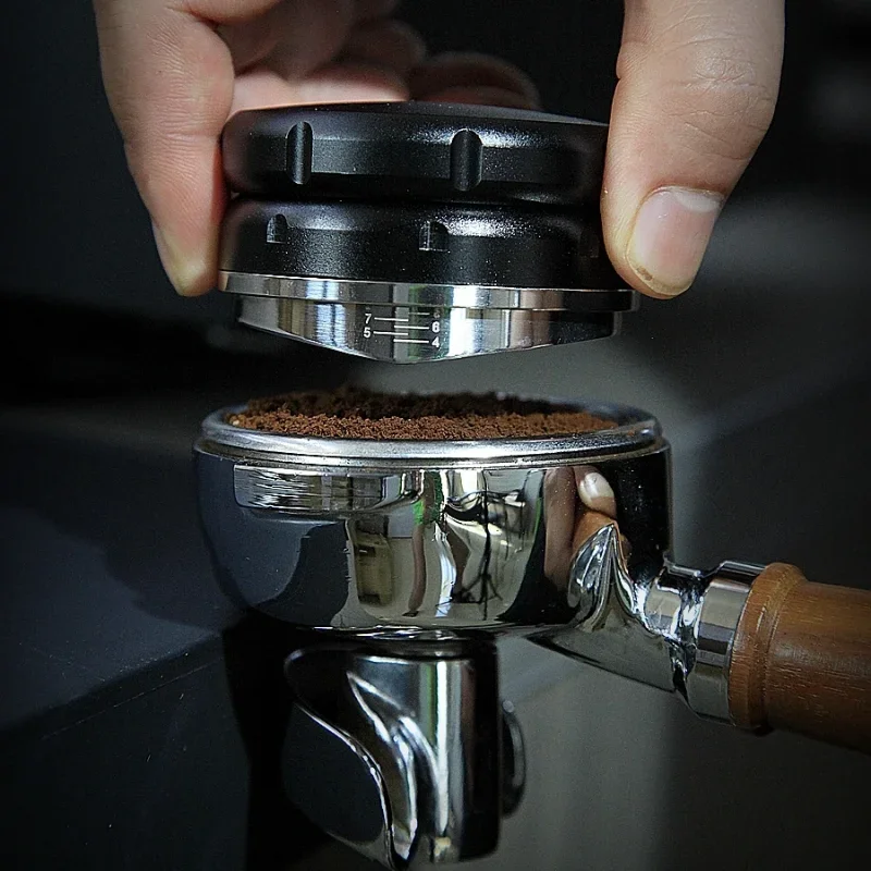 

Gravity Coffee Distributor Adaptive Height Espresso Distribution Tool Coffee Portafilter Accessories