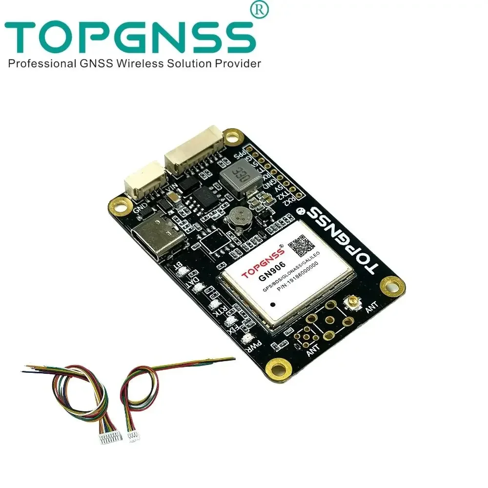 TOP906V12 RTK 12V GNSS GPS module antenna USB UART UAV UGV RTK high precision ZED-F9P module GNSS board Output RTCM NMEA0183