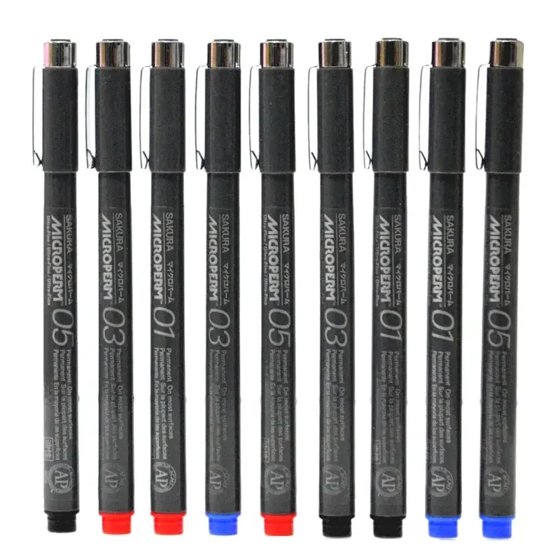 Sakura Pigma Micron 03 – 0.35mm Black Archival Ink Pens – Pack Of 4 – Precision Drawing & Writing