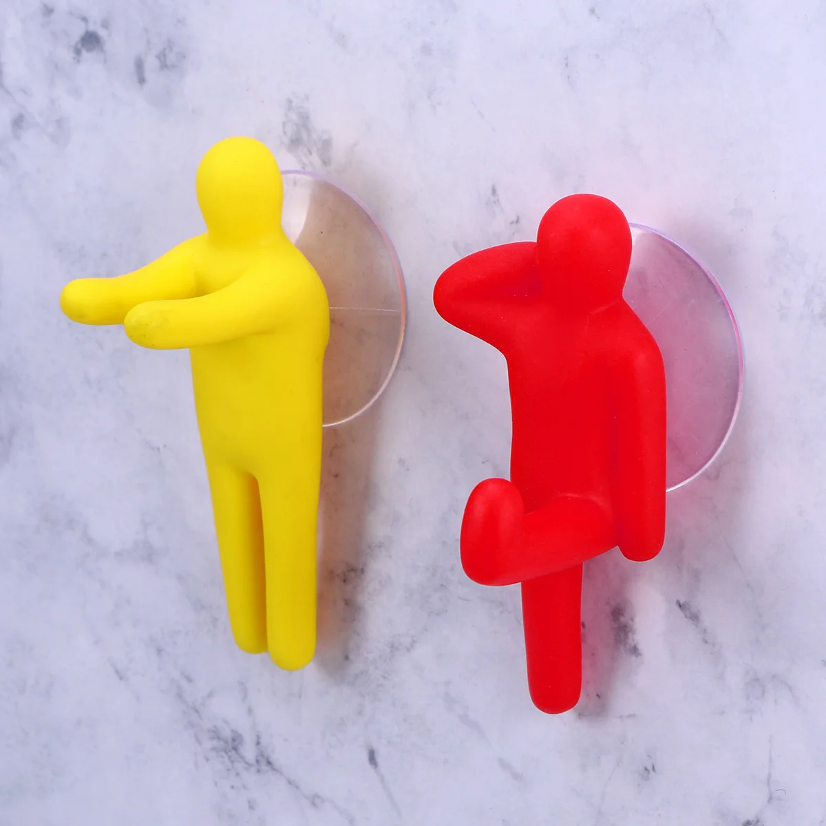 6 Pcs Storage Tooth Brush Holder Garage Vacuums with Suction Bathroom Hook Hooks