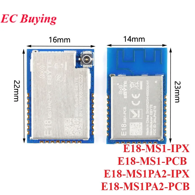 Moduł nadajnika-odbiornika bezprzewodowego CC2530 Zigbee 2.4GHz Wifi E18-MS1PA2-PCB E18-MS1PA2-IP X EBYTE E18-MS1-PCB 20dBm 4dBm — zdjęcie 2