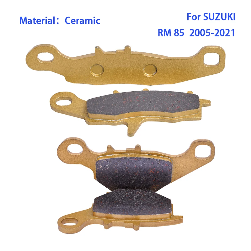 Moto Front Rear Brake Pads for SUZUKI RM85 RM 85 2005-2007 2008 2009 2010 2011 2012 2013 2014 2015 2016 2017 2018 2019 2020 2021