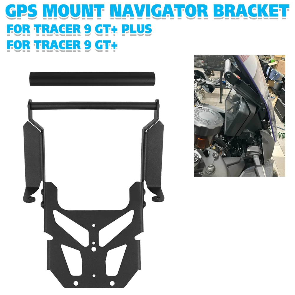 For Yamaha Tracer 9 GT+ Plus 2023-2024 Tracer9 Handlebar Extension GPS Mount Navigation Bracket Handle Bar Phone Holder Support
