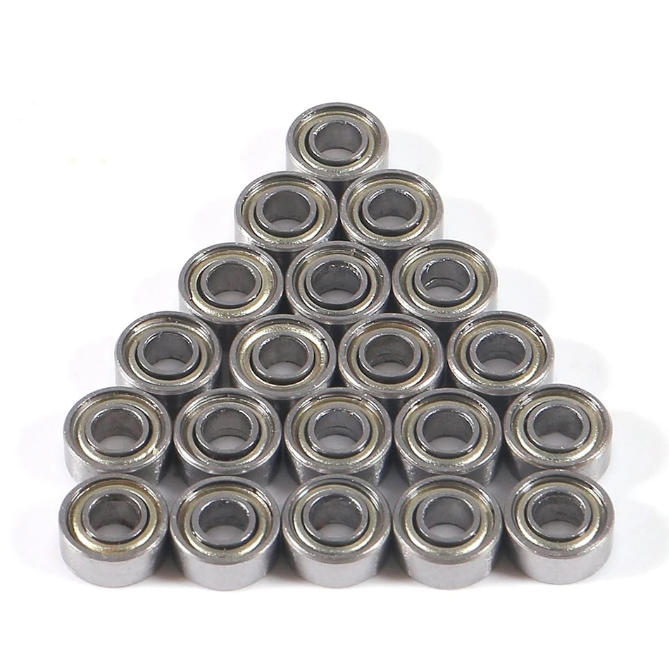 20 Pcs 683ZZ Ball Bearing Double Shielded 3mm x 7mm x 3mm Dual Sided Deep Groove High Carbon Steel Z1 Bearings Bearings