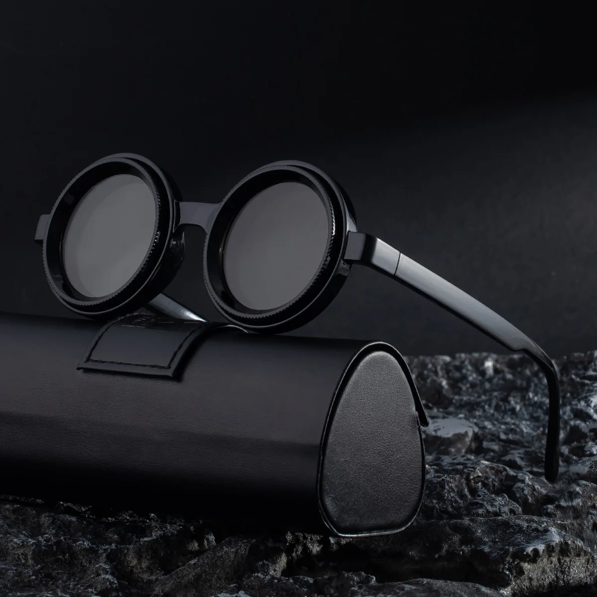 360 ° نظارات شمسية جديدة قابلة للتعديل ND للجنسين مستقطبة + نظارات دوارة مقاومة للأشعة فوق البنفسجية عالية الجودة بإطار من الكمبيوتر #3