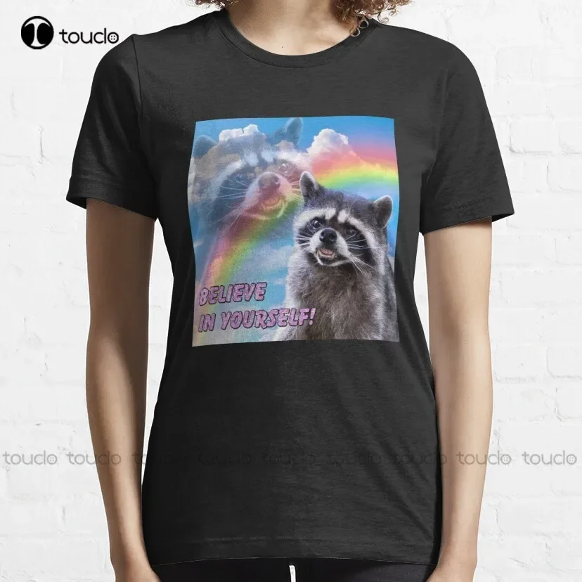 Believe In Yourself Classic T-Shirt T-Shirt Dress Custom Aldult Teen Unisex Digital Printing Tee Shirt Xs-5Xl Fashion Funny New