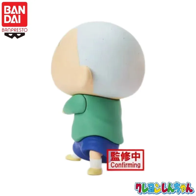 Oryginalne figurki akcji Bandai Banpresto Crayon Shin-Chan Sato Masao, zabawki modelarskie, ozdoby na biurko, kolekcjonerskie prezenty - dostępne od ręki.
