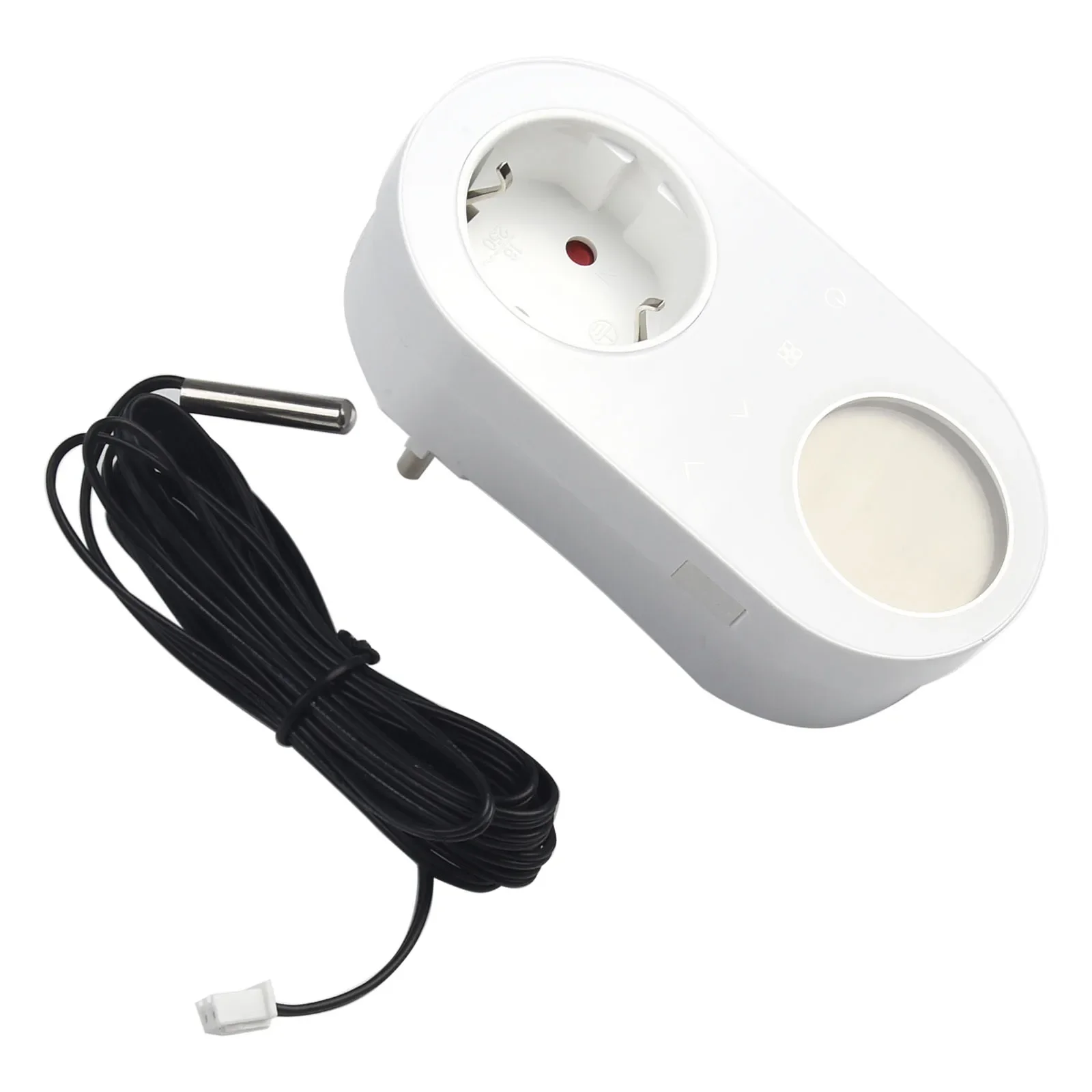 

Thermostat WiFi Enabled Dual Sensor Wall Mounted Thermostat for EU Homes Convenient Cooling and Heating Control