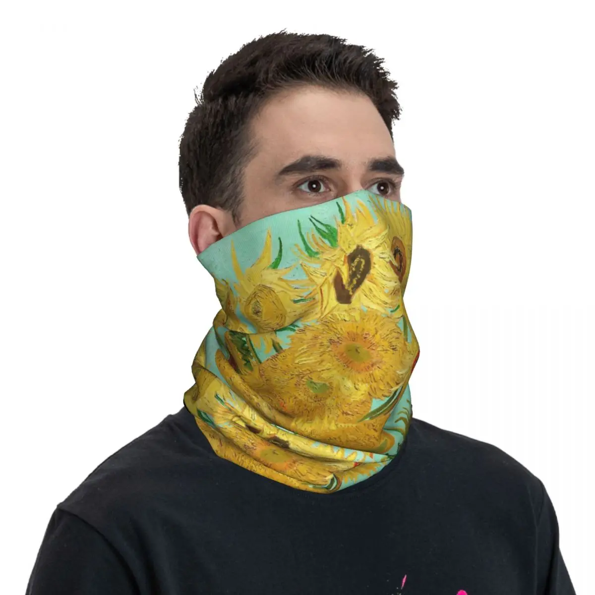 Tour de cou Van Gogh pour homme, bandeau de sauna, écharpe de tube de ski et de course, bandana pour infirmière médicale