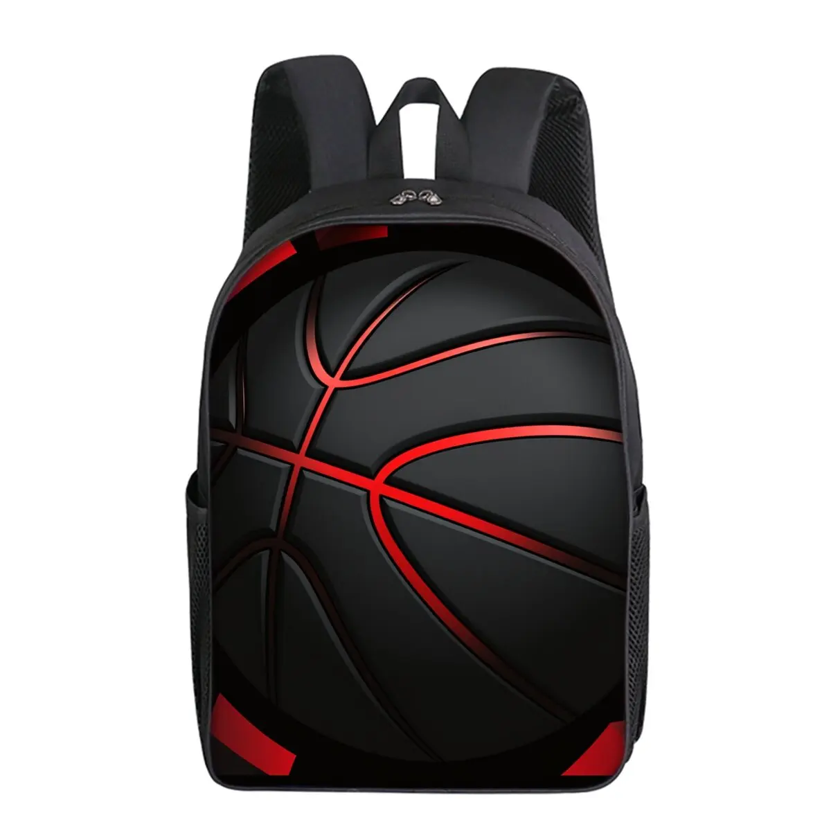 

Basketball Printing Single Layer Backpack for Boy and Girls Best Gifts 2D Flat Cartoon School Bags for Children